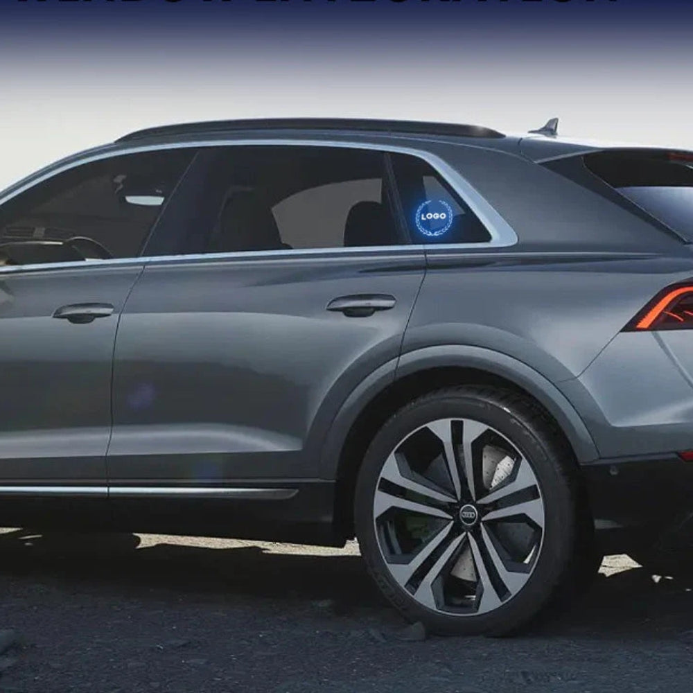 Logotipo LED recargable para coche - Efecto luz de neón