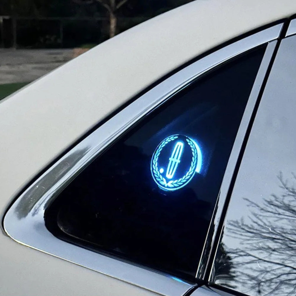 Logotipo LED recargable para coche - Efecto luz de neón