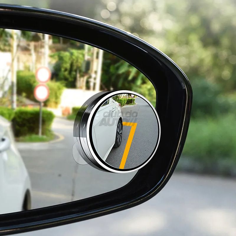 Širokouhlé zrkadlá pre mŕtvy uhol otočné o 360° (2 ks)