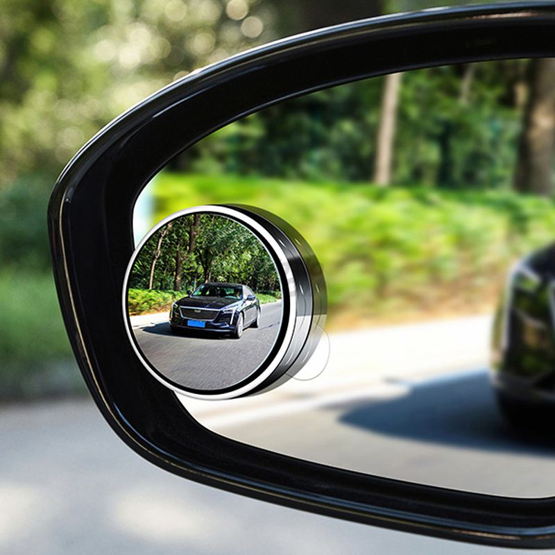 Širokouhlé zrkadlá pre mŕtvy uhol otočné o 360° (2 ks)