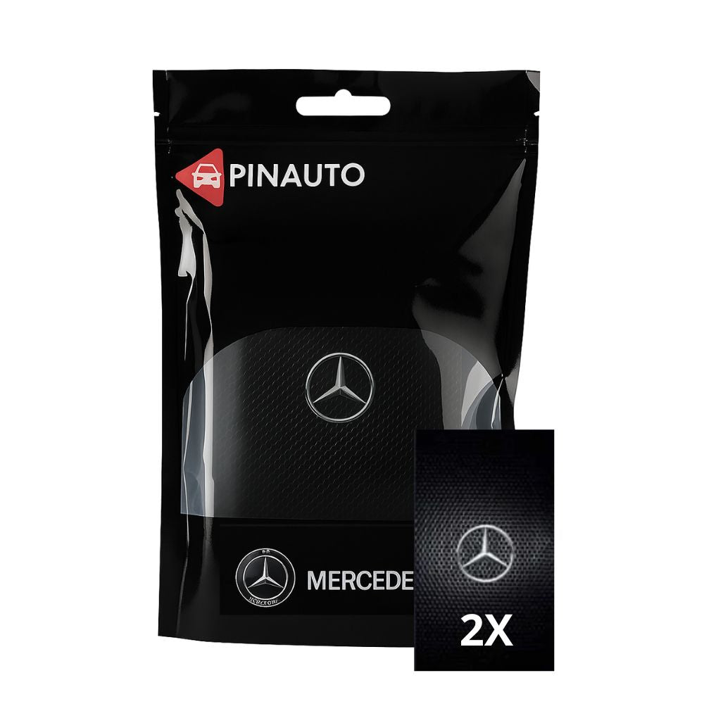 2x Autoraamstickers met logo