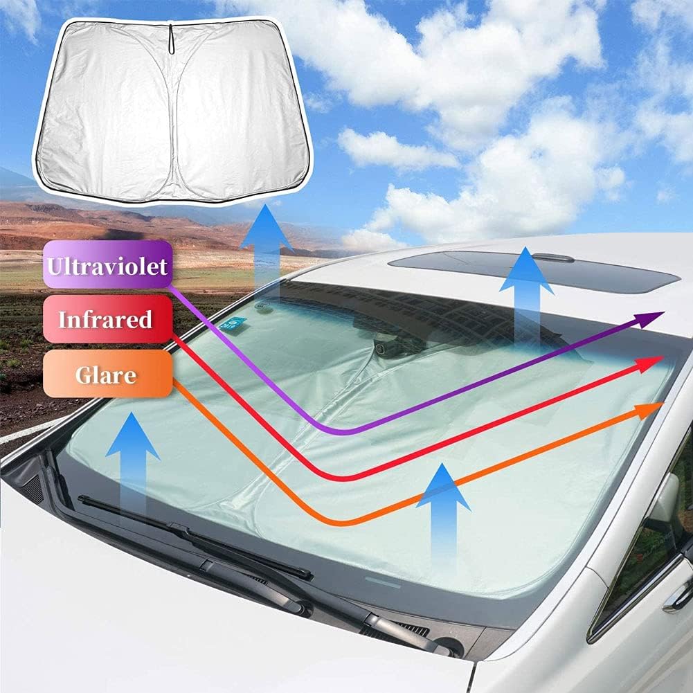 Guarda-sol para automóvel dobrável com logótipo